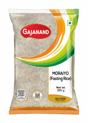 Gajanand Moraiyo 200g | Fasting Rice | Gluten-Free Sama Ke Chawal | Ideal for Vrat, Upvas, Falahar | Premium Quality
