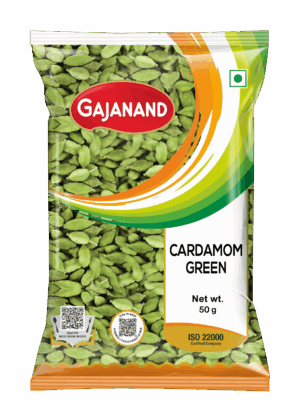 Gajanand Elaichi – Natural Green Cardamom | Aromatic Whole Pods | 50g