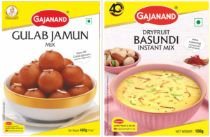 Sweet Instant Mix Combo ( Gulab Jamun 400Gm + Basundi 100Gm ) ( Pack of 2 )