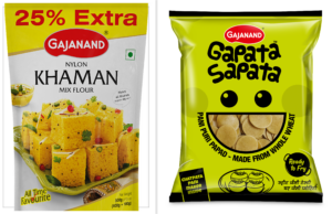 Combo Instant Mix ( Nylon Khaman Mix Flour 500g + Gapata Sapata Papad Panipuri 200g )