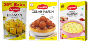 Sweet Combo Instant Mix ( Khaman Mix 500g + GulabJamun 400g + Basundi 100g )
