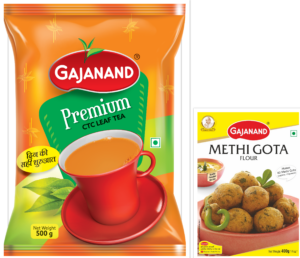 Gajanand Monsoon Combo – Methi Gota Mix + Premium CTC Tea | Kadhi Powder Inside | 900g