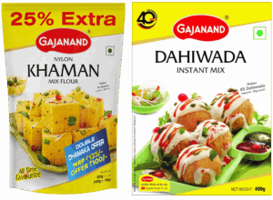 Instant Mix Combo ( Khaman Mix Flour 500g + Dahiwada Mix Flour 400g ) ( Pack of 2 )